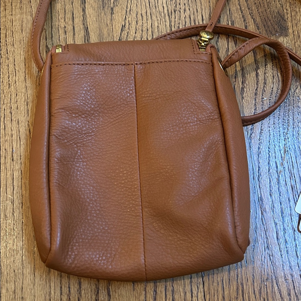 HOBO Fern Crossbody Bag Open Brown NWT Leather - Picture 8 of 9